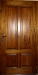 Vchodové dveře - borovice, mořeno, lak