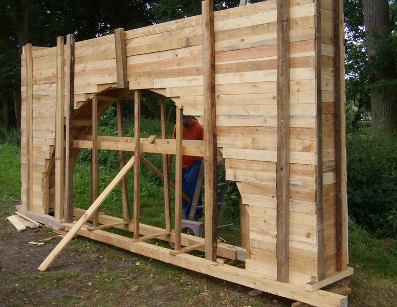 Tradiční dřevěné nepřenosné bednění